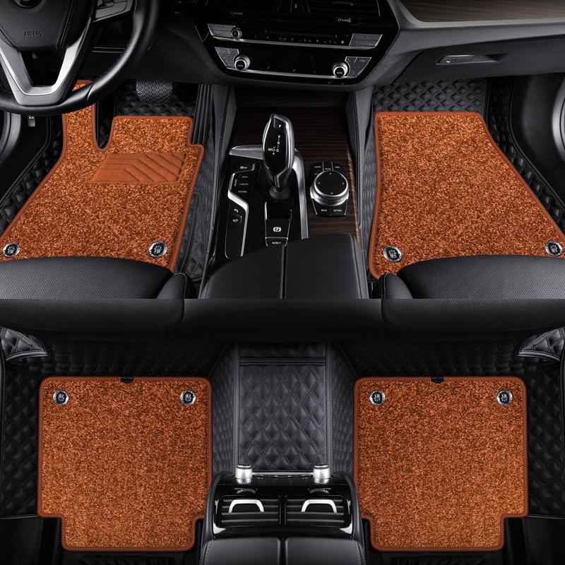 

Плюшевые коврики полной площади для BMW 5 серии, Toyota Levin и Kia K2 Custom Single-layer Mats