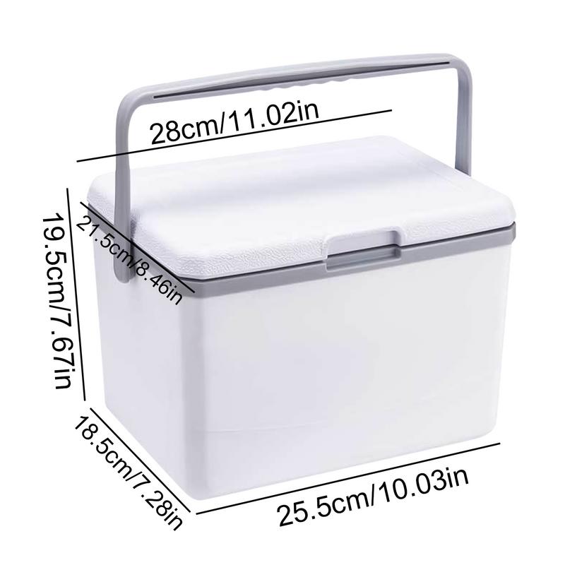 Chladicí box Přenosný kempingový chladič 5L Multifunkční izolovaný pevný chladič s udržením chladu Odolný pro kempování