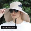 Men's Large Brim Anti-UV Summer Fishing Sun Hat