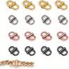 4pcs Adjustable Metal Slide Buckle for Chain Strap Shortening, Mini S-Shape Bag Strap Buckle, Accessory for Handbag Chain Length Adjustment