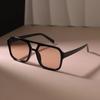 Retro Square Sunglasses Female Male Stylish Retro Sun Eyewear Female Male Frame Sun Eyewear Mirror Travel Punk Gradient Oculos De Sol