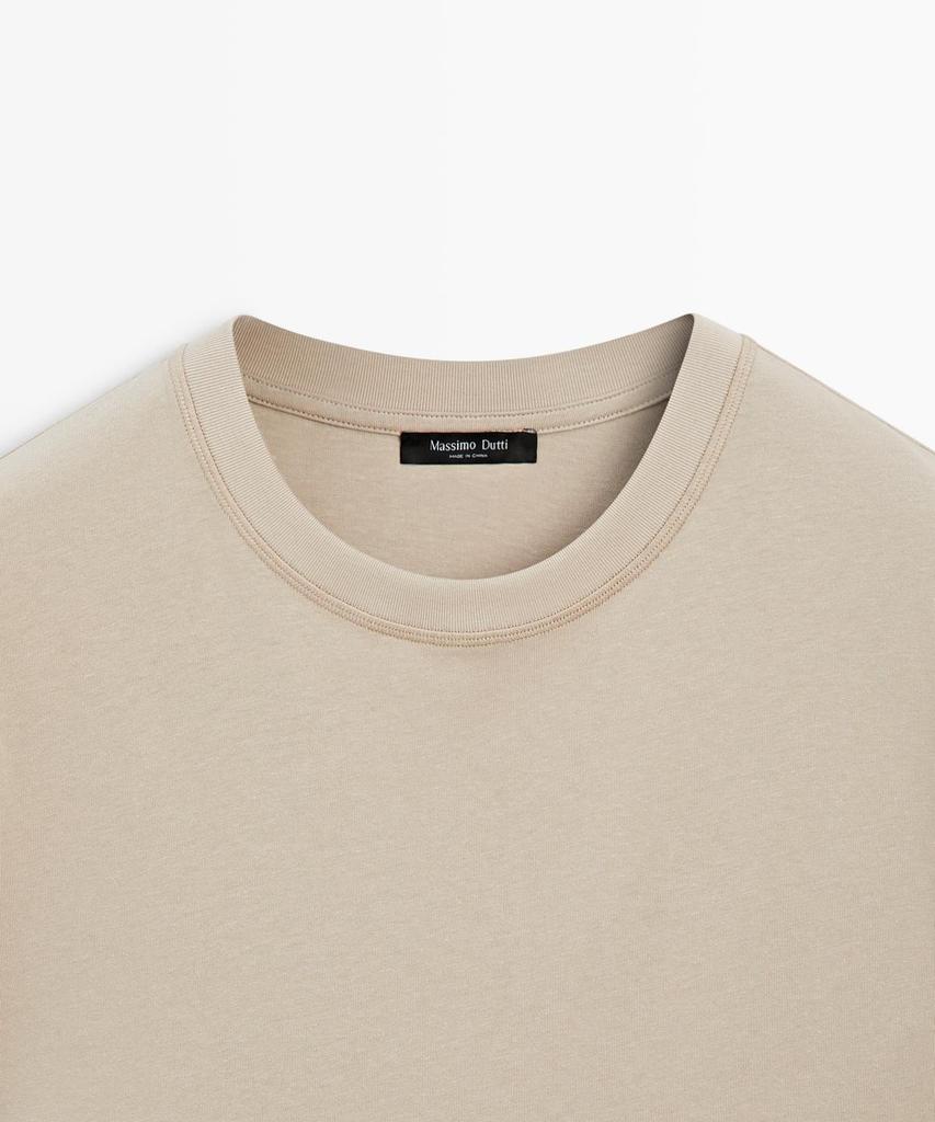 Masimodutti Short Sleeve Cotton Blend T-Shirt