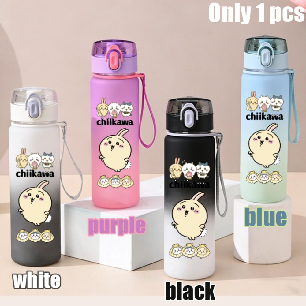 550ml Nanka Chiisakute Kawaii Yatsu School Drink Bottle Usagi Chiikawa Hachiware Plastic Gradient Color Water Cup Gourde Gift