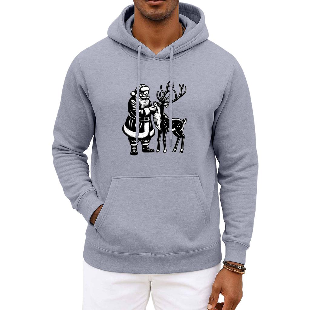 Men's  And  Women's  Christmas  Hooded Hood  Long Sleeves  Hoodie