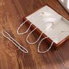 French Retro Natural Freshwater Pearl Necklace Women's Fashion Simple Temperament Neck Chain Sweater Chain Wholesale