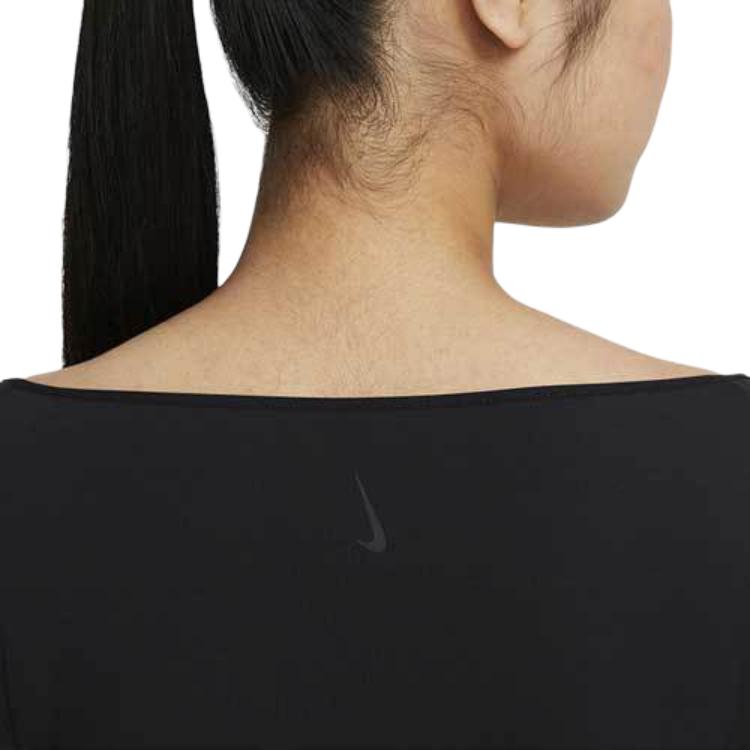 Nike Long Sleeve Training Pullover Women Tops Black DA0720-010