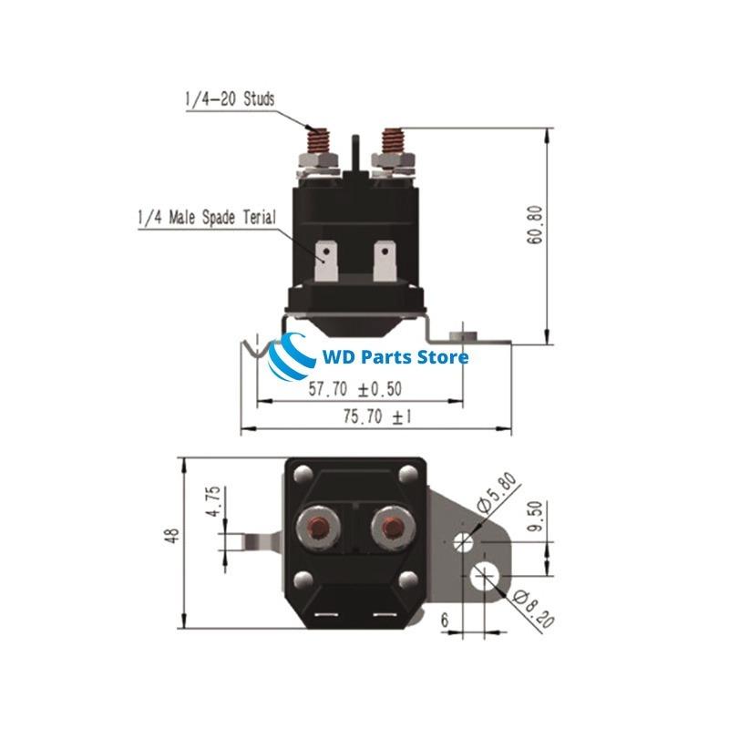 725-06153A For MTD Lawn Mower Tractors 762-1261-211-50 762-1261-211-51 Starter Solenoid