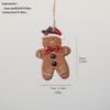 Christmas Gingerbread Man Resin Pendant - Tree Ornaments & Charms