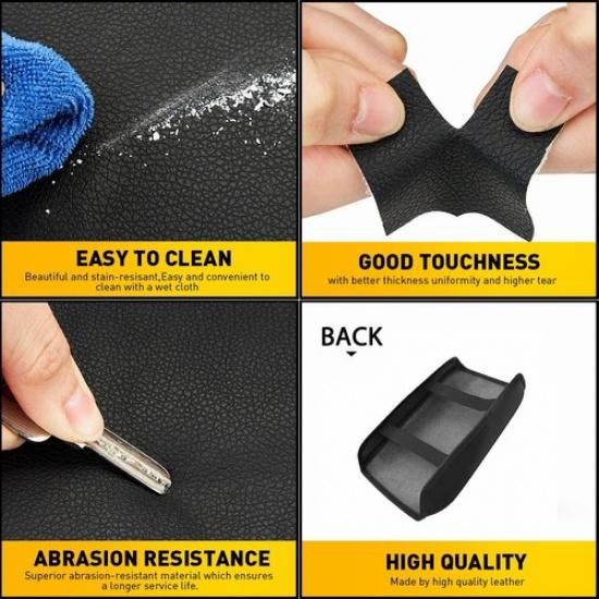 Fit Toyota Tacoma 2024-2025 Leather Black Center Console Armrest Cushion Cover V