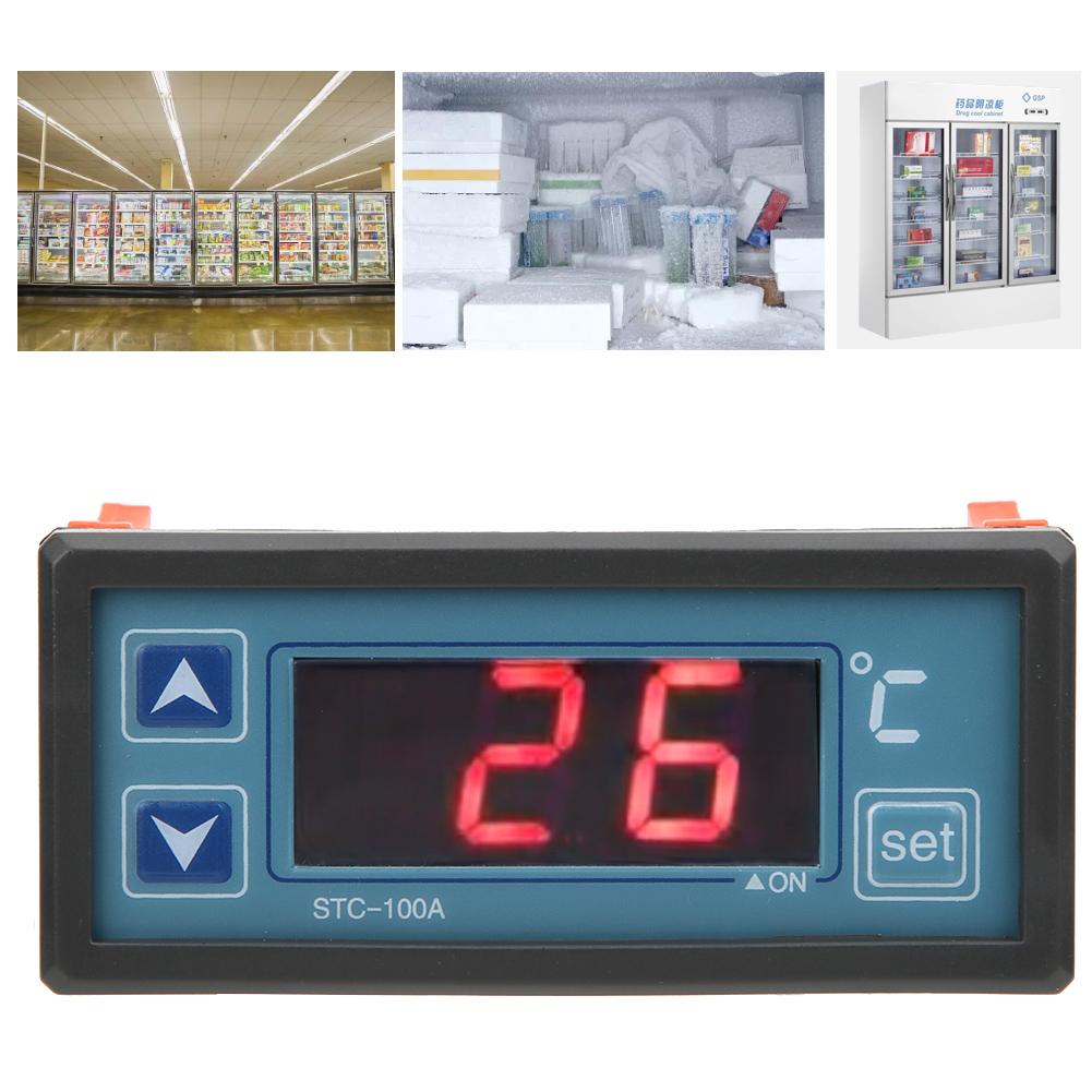 STC 100A  50 Celsius  99 Celsius  Range Temperature Controller Support for Refrigerating Heating Mode