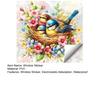 Static Window Sticker Decorative Bird Sticker Waterproof Scratch-Resistant Removable Sticker for DIY Home Decor