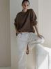 Women's Solid Color Round Neck Sweater 2025 - Soft Knit Top