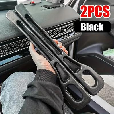 2 Adet Araba Koltuğu Boşluk Doldurucu Organizer Evrensel Araba SUV Kamyon Aksesuarları İçin Depolama Yuvalı Koltuk Boşluğu Tıkaç Engelleyici Siyah