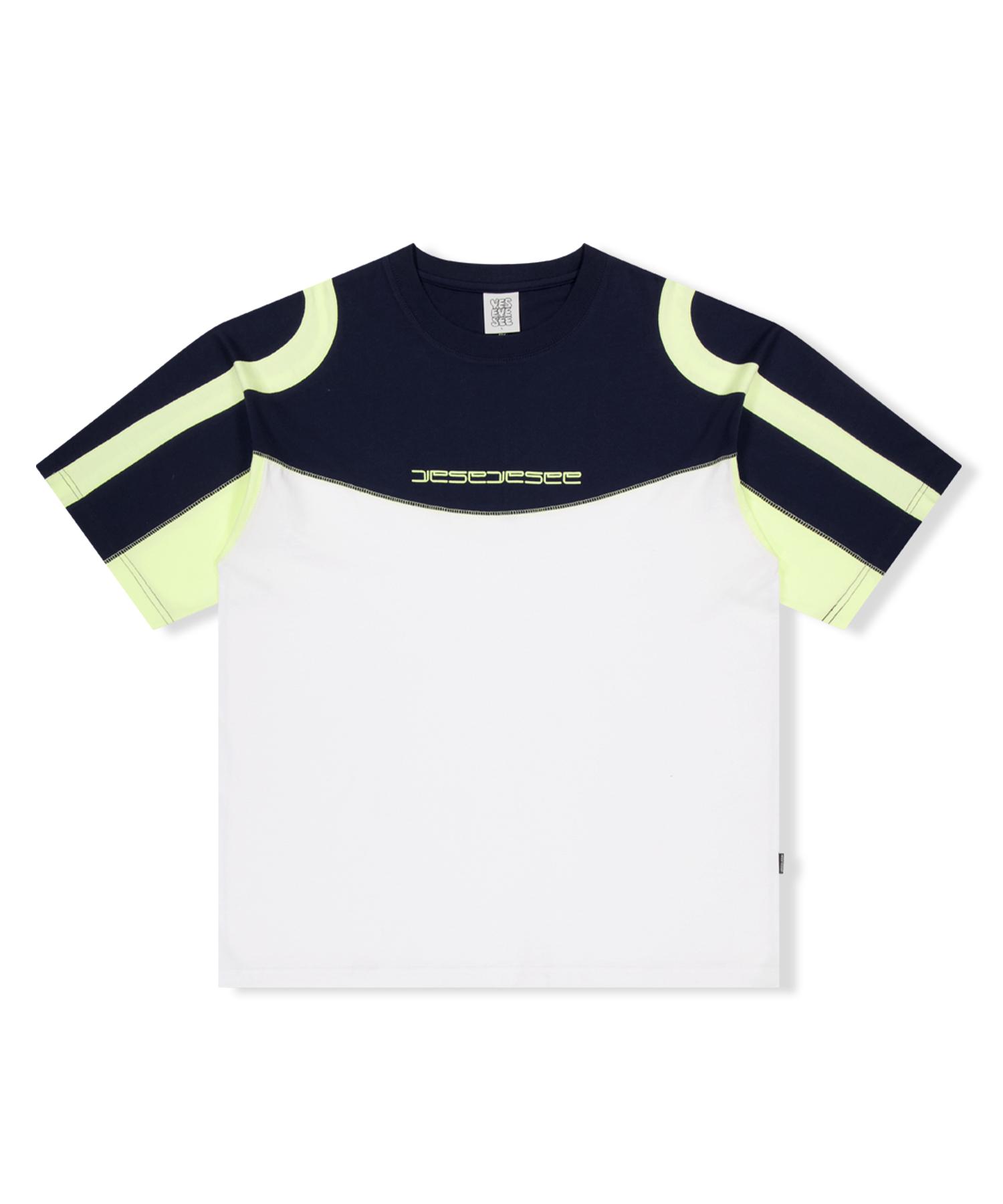 Yes Ic Cover Stitch Tee White L