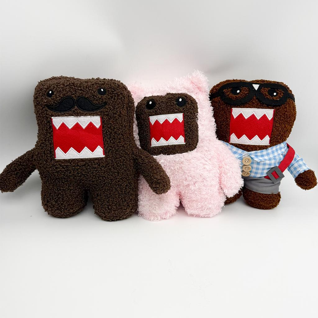 Kawaii Domo Kun Plush Toy Soft Stuffed Animal Doll Funny Kids Gift Birthday Present for Children