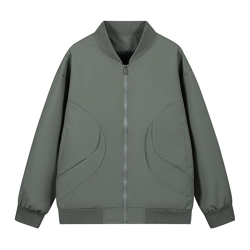 

Men s Jacket Fashion Stylish Lightweight Windbreaker Casual Loose Soft Fashion High Quality Handsome for Mens Outdoor Men s Coat XXXL армия зеленый