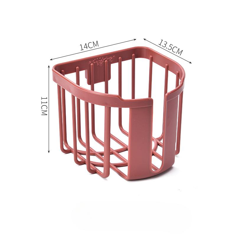 

Держатель для туалетной бумаги без прокола Коробка для туалетной бумаги Настенный держатель для туалетной бумаги Коробка для рулонной бумаги 13.5*11*14cm красный