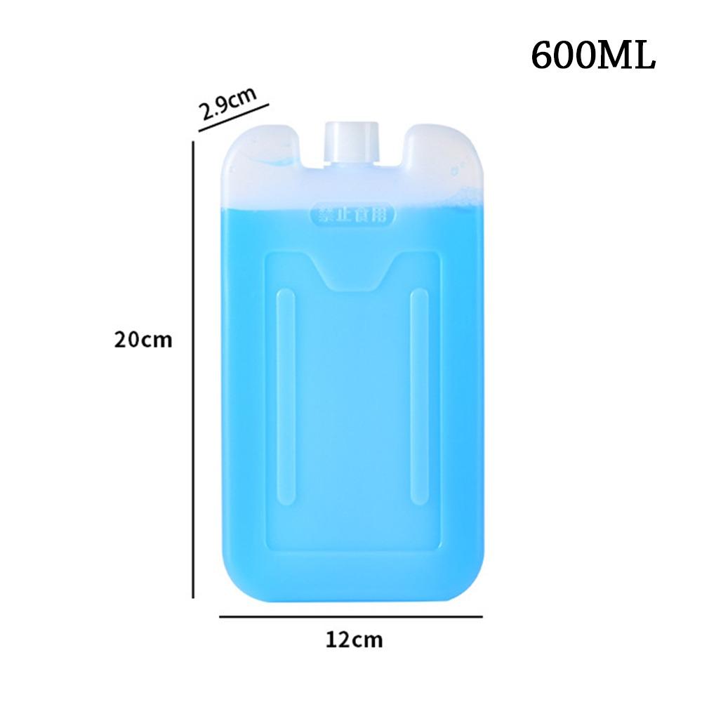 Reusable Ice Crystal Box Blue Picnic Cooler Box New Ice Box Air Conditioning Fan