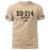 DD214 Alumni Military Patriotic US Flag US Army Veteran Graphic Tshirt Unisex T-Shirt