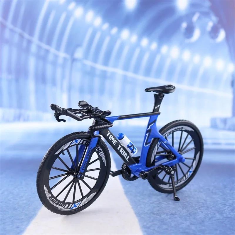 1:10 Mini Model Alloy Bicycle Toy Finger Mountain Bike Pocket Diecast Simulation Metal Racing Funny kids Toys For Children