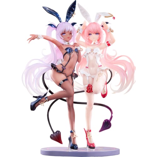 

Bear Panda Lulum & Chrome Illustration by Tamano Kedama Total height approximately 265mm (including base) PVC, ABS 1/6 scale painted finished figure