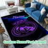 1pc Office Carpet, Real Madrid (10) Chair Rug, Living Room Printed Area Rug, Home Chair Floor Mat