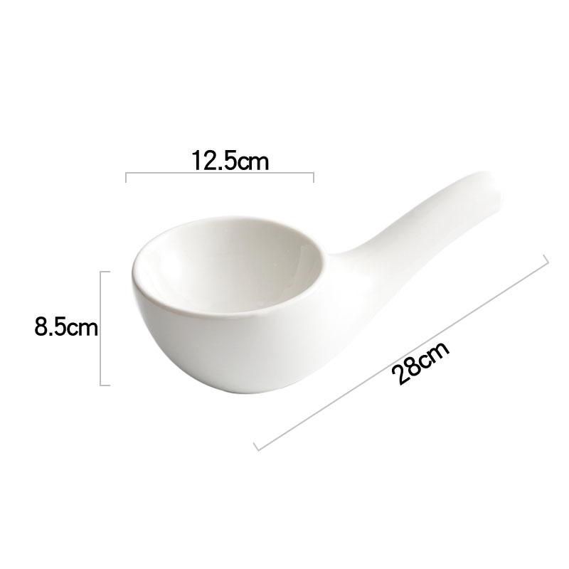 Creative Irregular Shape Ceramic Dinner Plate Pure White Molecular Cuisine Display Plate Thick Soup Plate Specialty Tableware