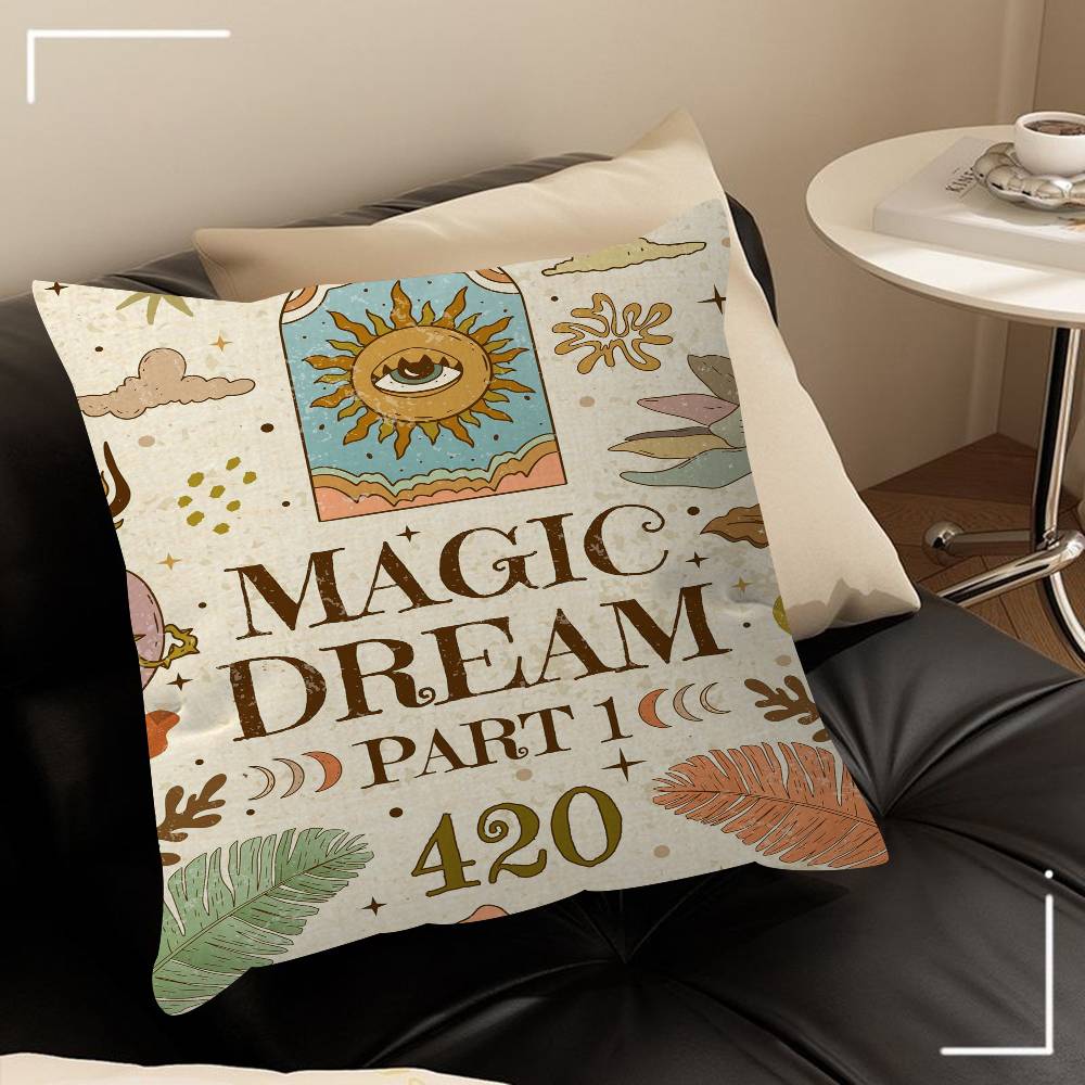 Bohemian Abstraktion Dekorative Raumästhetik Kissenbezug Heimdekoration Schlafzimmer Sofa Bett Couch Kissenbezug 45x45