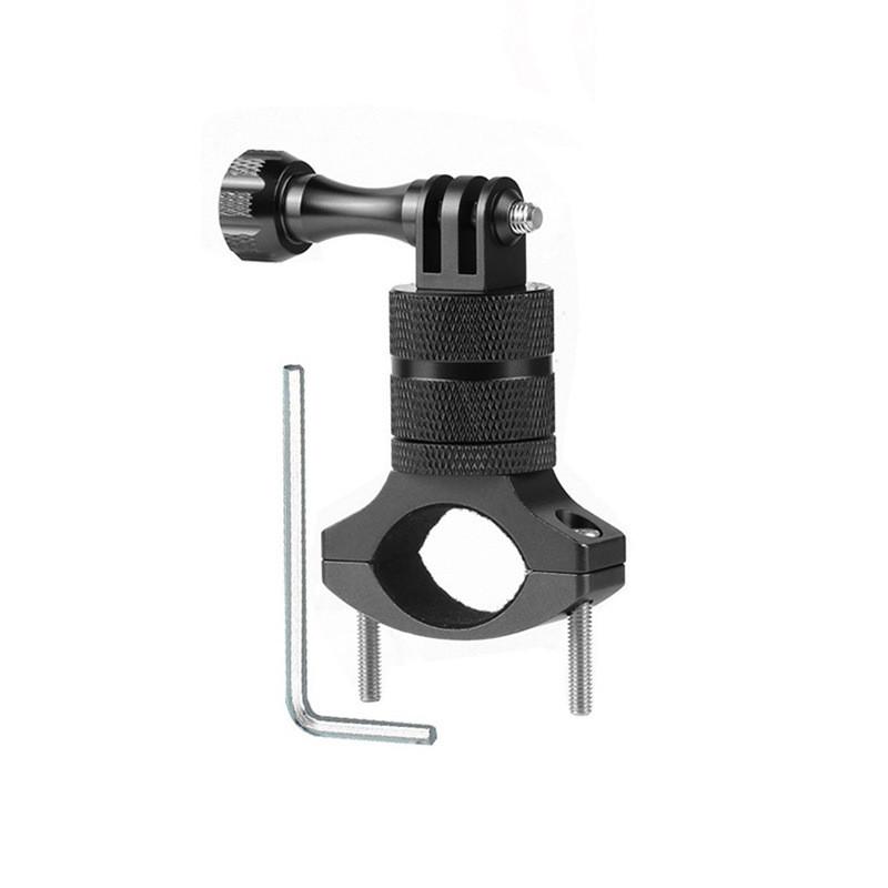 For GoPro 13 Motorcycle Bike Handlebar Mount for Gopro 12 11 10 9 8 7 DJI Action 5 Pro 360 Degree Rotation Handle Bar DSLR Clamp