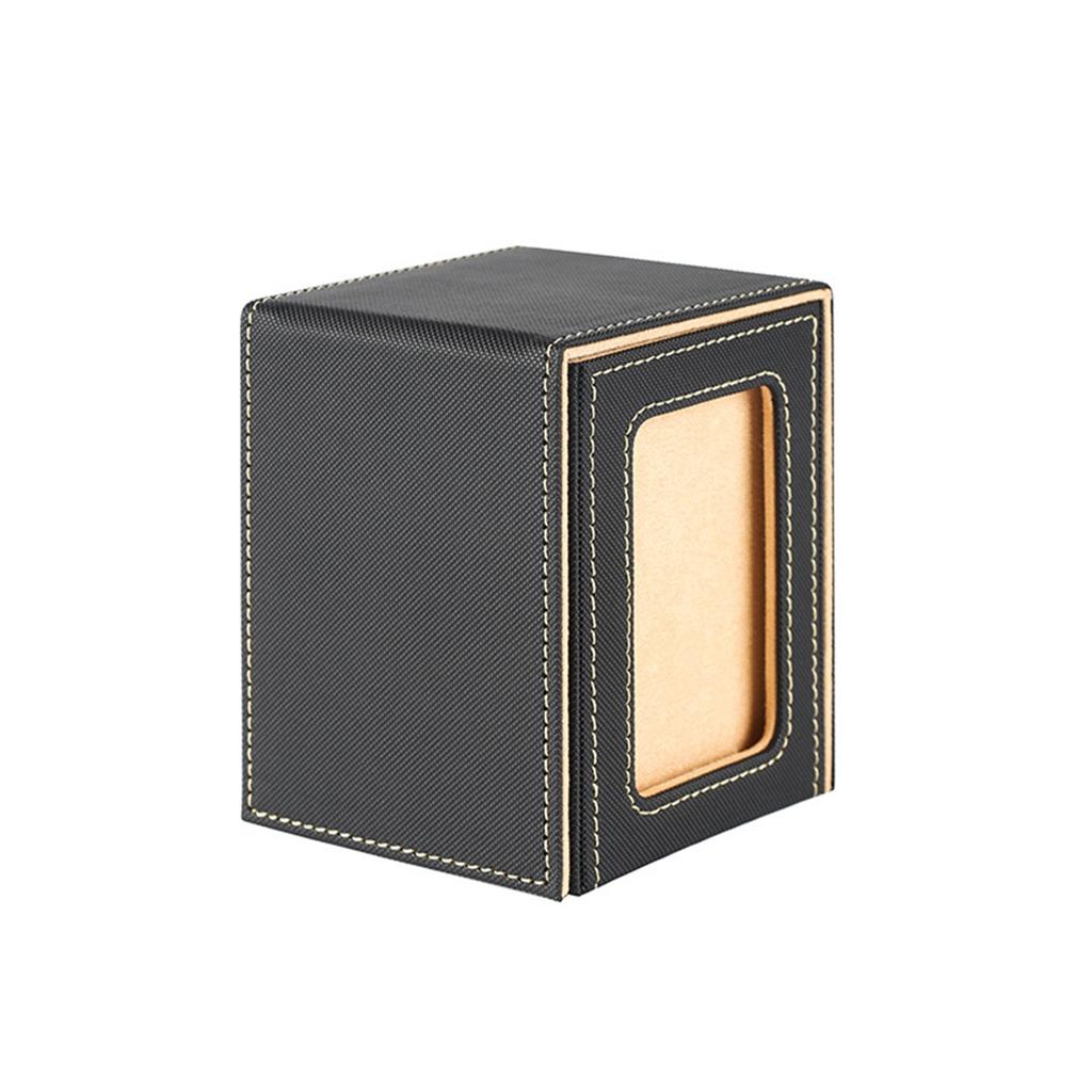 PU Leather Trading Card Deck Box Board Game Card Carrying Organizers Scratch Resistant Card Storage Case Easy To Use