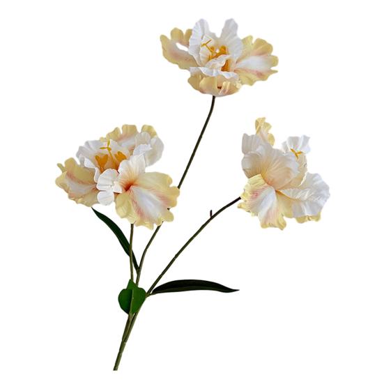 

Iris Artificial Flower Realistic Faux Iris Flowers 33 Soft Fabric Indoor Outdoor Decor for Wedding Bridal Bouquets Centerpieces