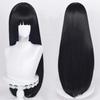 Yumeko Jabami Cosplay Wig, Black Heat Resistant Synthetic Hair for Kakegurui Role Play