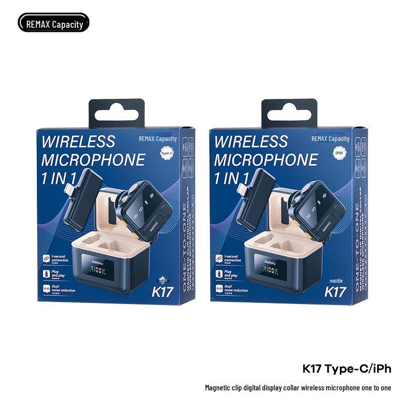 Remax Wireless Noise-Reduction Microphone for Outdoor Live Broadcasts and Interviews