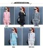 Trendy Spring/Summer 2025 Plus Size Women's Round Neck Sweatshirt & Long Pants Set