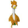 Yousheng Porch Goose Lady Outfit Cute Bathrobe with Cucumber Slices And Shower Cap Plastic Lawn Goose Statue Costume Outdoor Garden Decoration