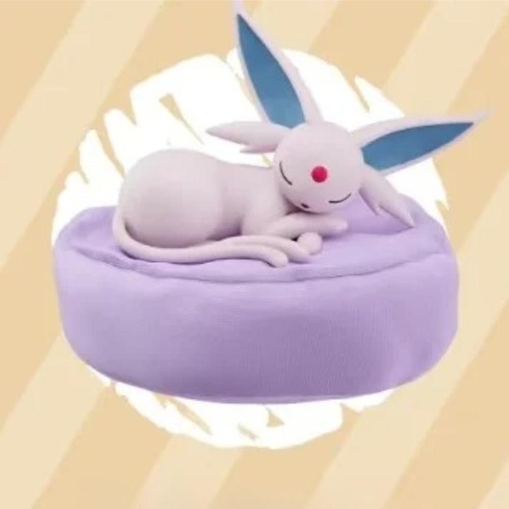 Po Ke Mon Eevee Sleeping Position Series Blind Box Sylveon Umbreon Flareon Jolteon Anime Desktop Decoration Model Toy