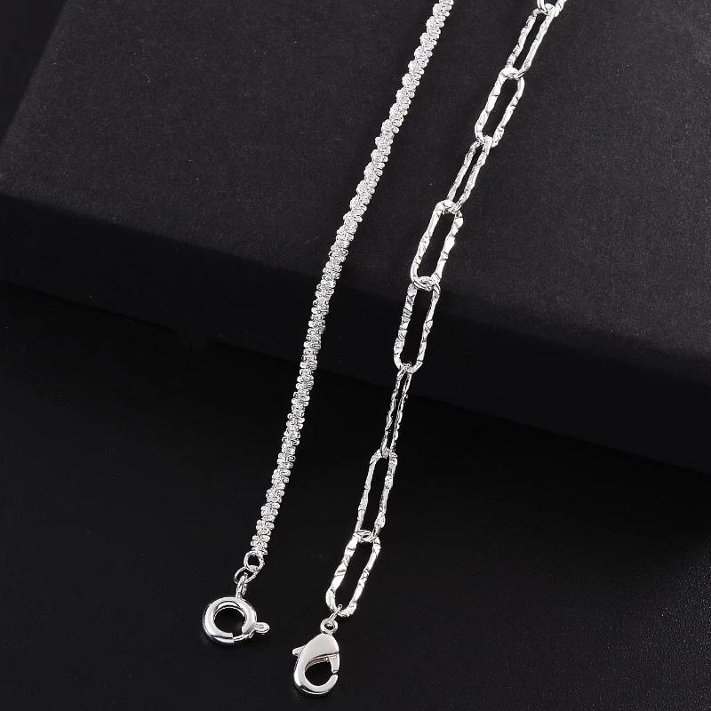 Two Piece Set of Shimmering Bracelets for Women, Sweet and Simple Layered Bracelets