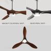 52 Inch large Ceiling Fan With Remote Control, Living Room, Dining Room, DC Motor, Reversible Blade, LED Fan Light With Light
