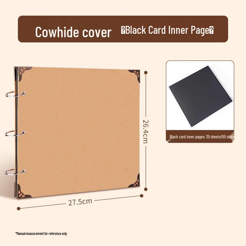 Acrylic DIY Photo Album: Handmade Memory Journal with Creative Graffiti and Loose-Leaf Design
