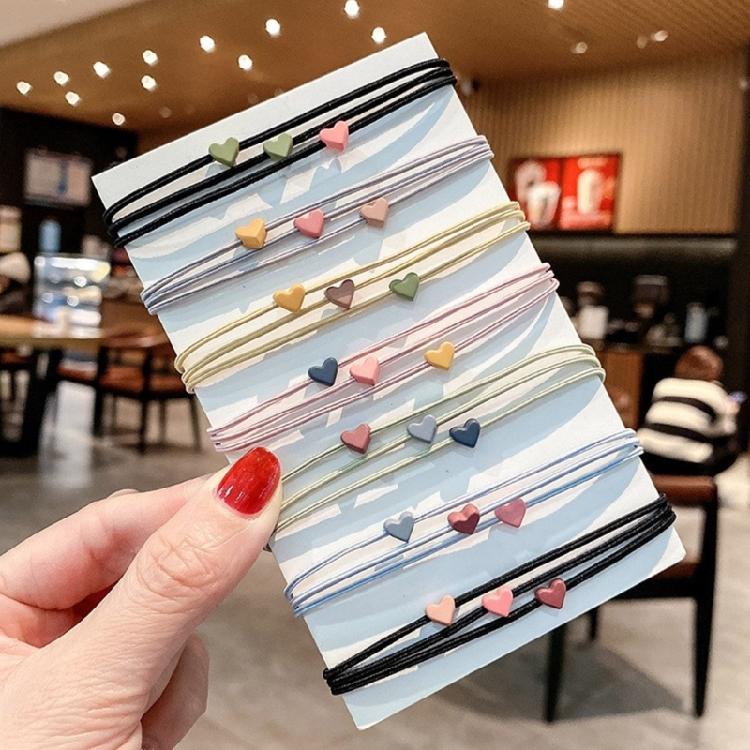 3PCS Lovely Hair Bands Love Heart Hairband Girls Spring Summer Hair Accessories
