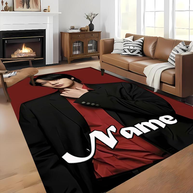 Custom Personalization Jimin Area Rug - Perfect For Kitchen, Bathroom,Laundry Room Decor Large Size Available,Gift All Seasons