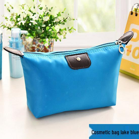 Portable Dumpling-Shaped Cosmetic Travel Bag