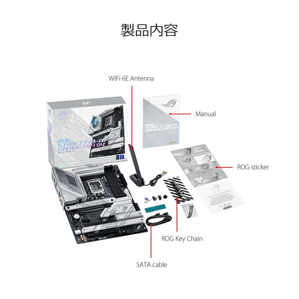 ASUS INTEL generation CPU compatible ATX motherboard Z790 equipped ROG STRIX GAMING WIFI D4 Domestic authorized distributor product 13.12th Z790-A /