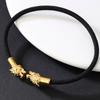 Stylish Steel Cable Open Bracelet Elastic Closure Lightweight Jewelry Wristband For Men Women Daily Accessories