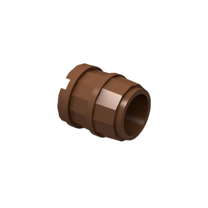 

50pcs 2489 Container Barrel 2x2x2 Building Blocks Kit Bucket Wooden Particle Idea DIY Idea Toy Children Birthday Kid Gifts 50pcs коричневий