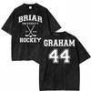 Retro Washed Out Campus Graham 44T Shirt Fashion Men's Briar University Hawks Di Laurentis66 Tucker 46T Shirt