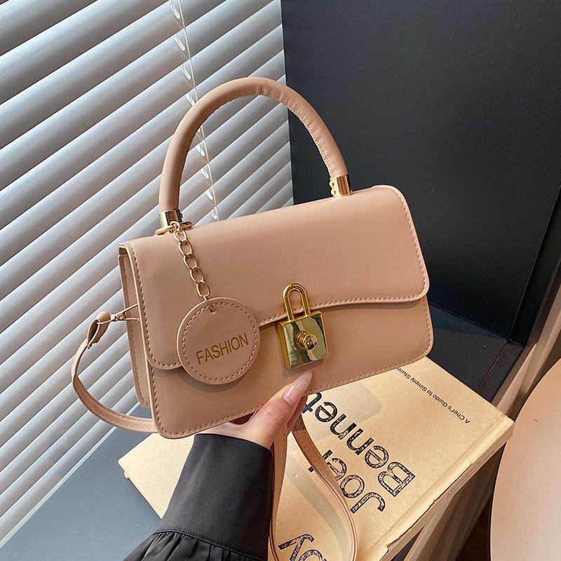 Women's Retro-Style Versatile Solid Color Handbag - High-End Feel, Fashionable Crossbody/Shoulder Bag for Commuting 2026.
