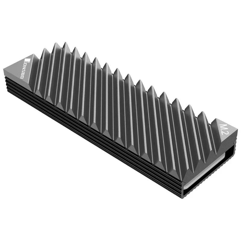 

Computer Case Heat Sink M.2 2280 NVMe SSD Hot Disk Aluminum Desktop Heat Sink Can Be Reused сірий колір