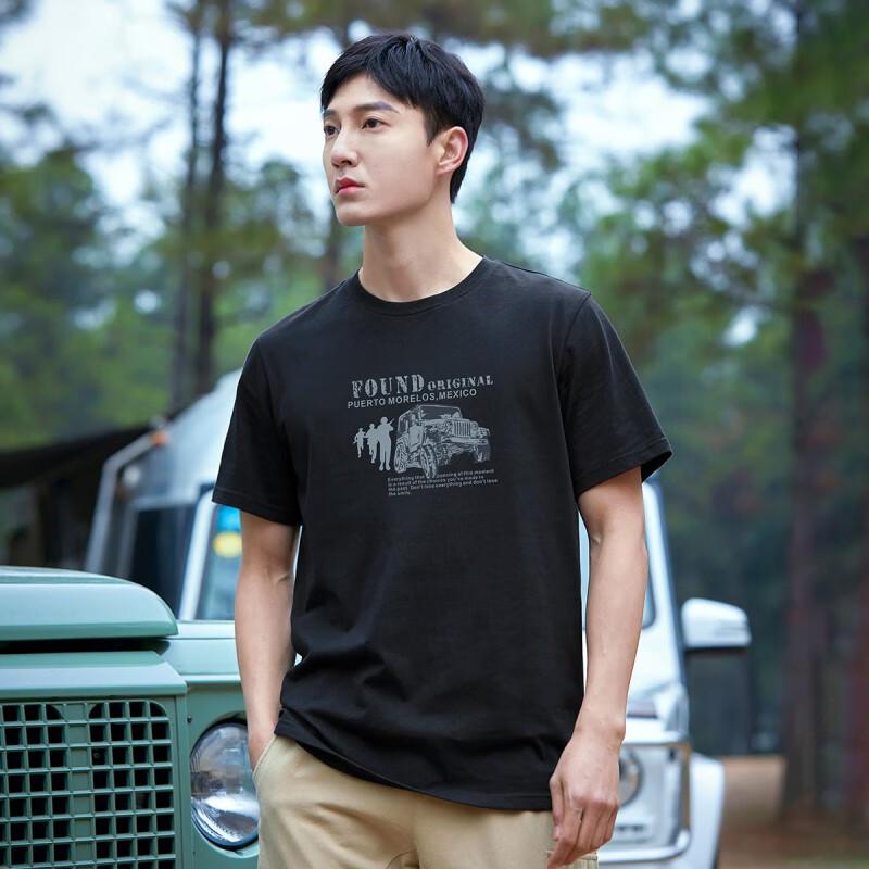 Tuoluzhe Men s Sports Casual Round Neck T-shirt XL