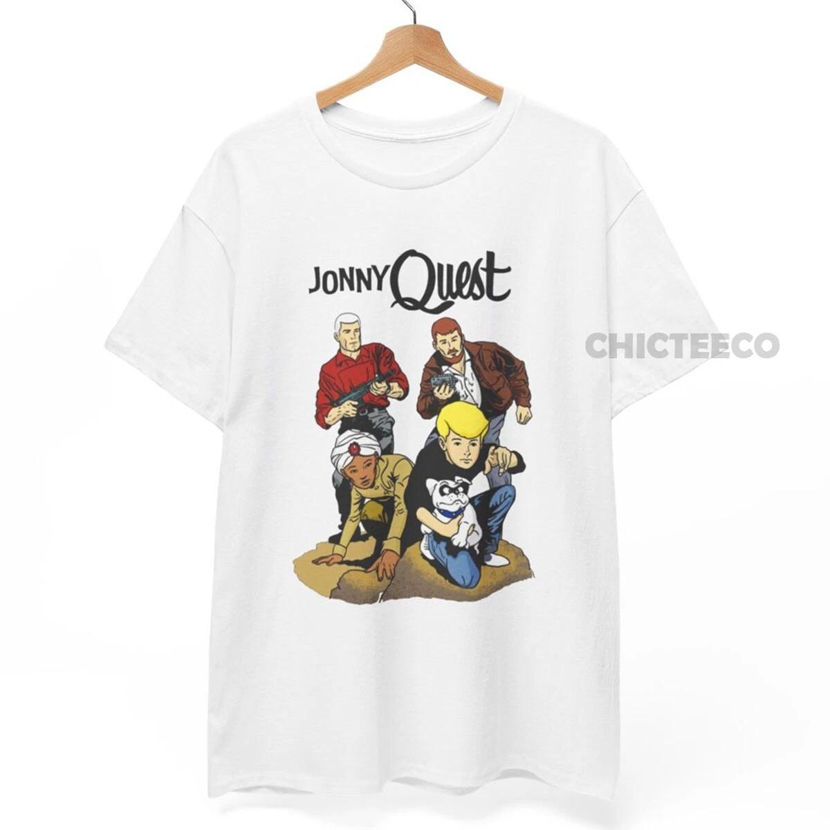 Jonny Quest T-Shirt, Johnny 80 s cartoon 70 s Vintage cartoon Unisex Tee 3XL